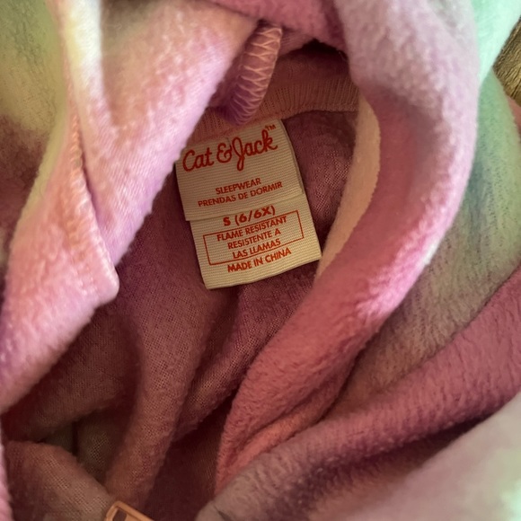 Girl’s Cat & Jack One Piece Pajama Bundle - Picture 6 of 8